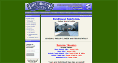 Desktop Screenshot of fieldhousesports.com